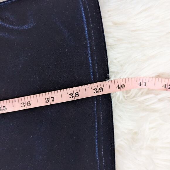 Y2K Vintage Velvet Sleeveless Sparkle Dress Blue Size Large - Picture 10 of 16